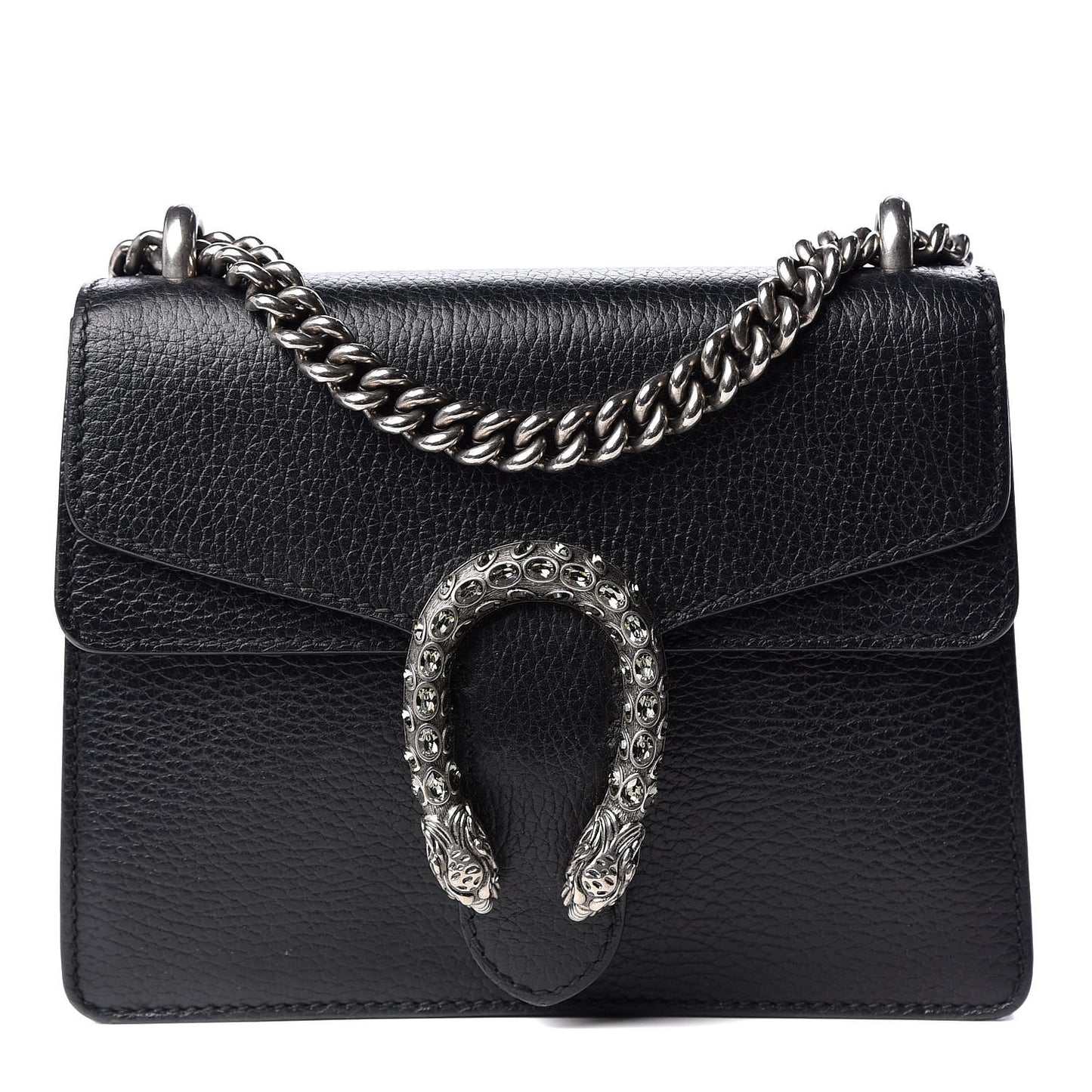 Calfskin Mini Dionysus Shoulder Bag Black