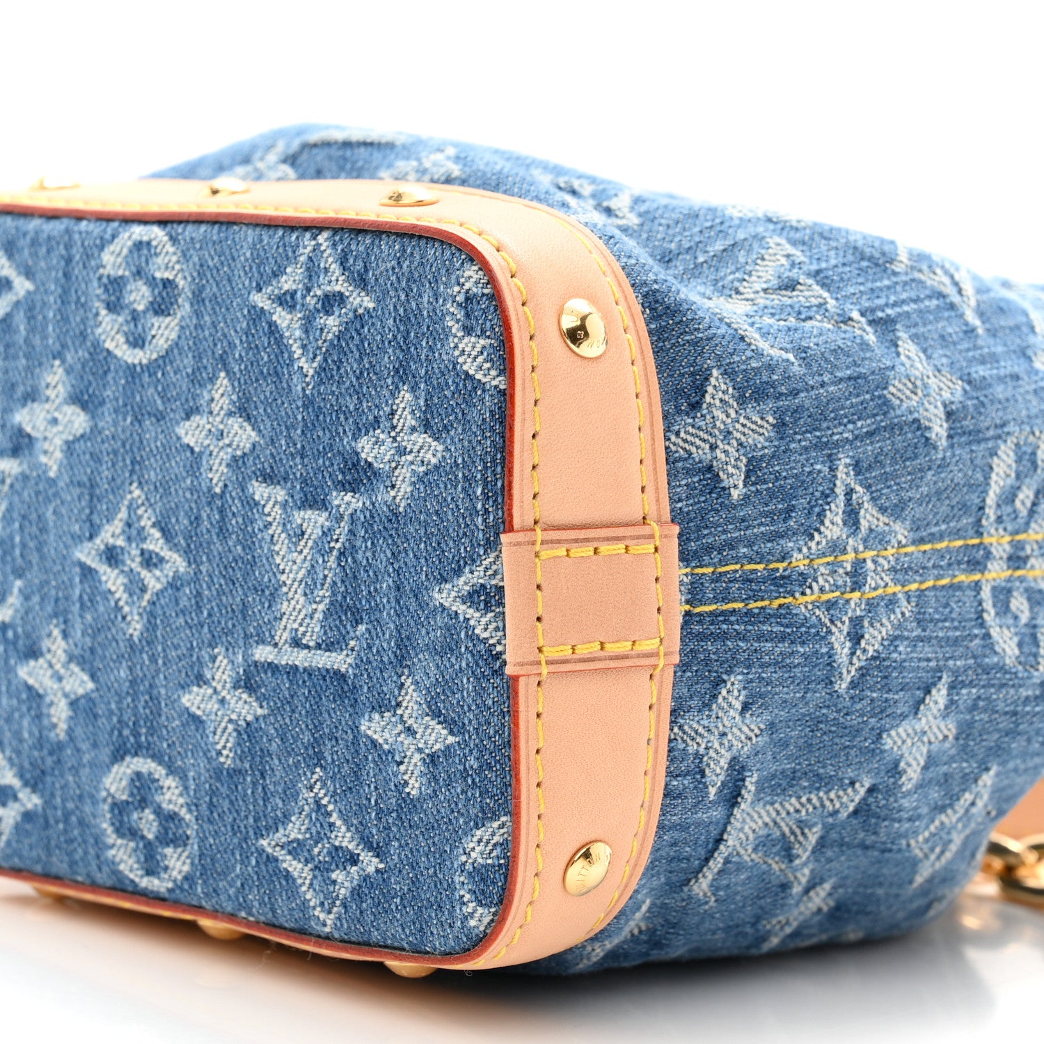 Louis Vuitton Monogram Denim Nano Noe Blue 10 of 10