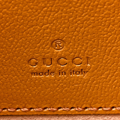 Gucci GG Supreme Monogram New Sakai Calfskin Mini Padlock Top Handle Shoulder Bag Beige Ebony Mystic White Sun Oil 5 of 9