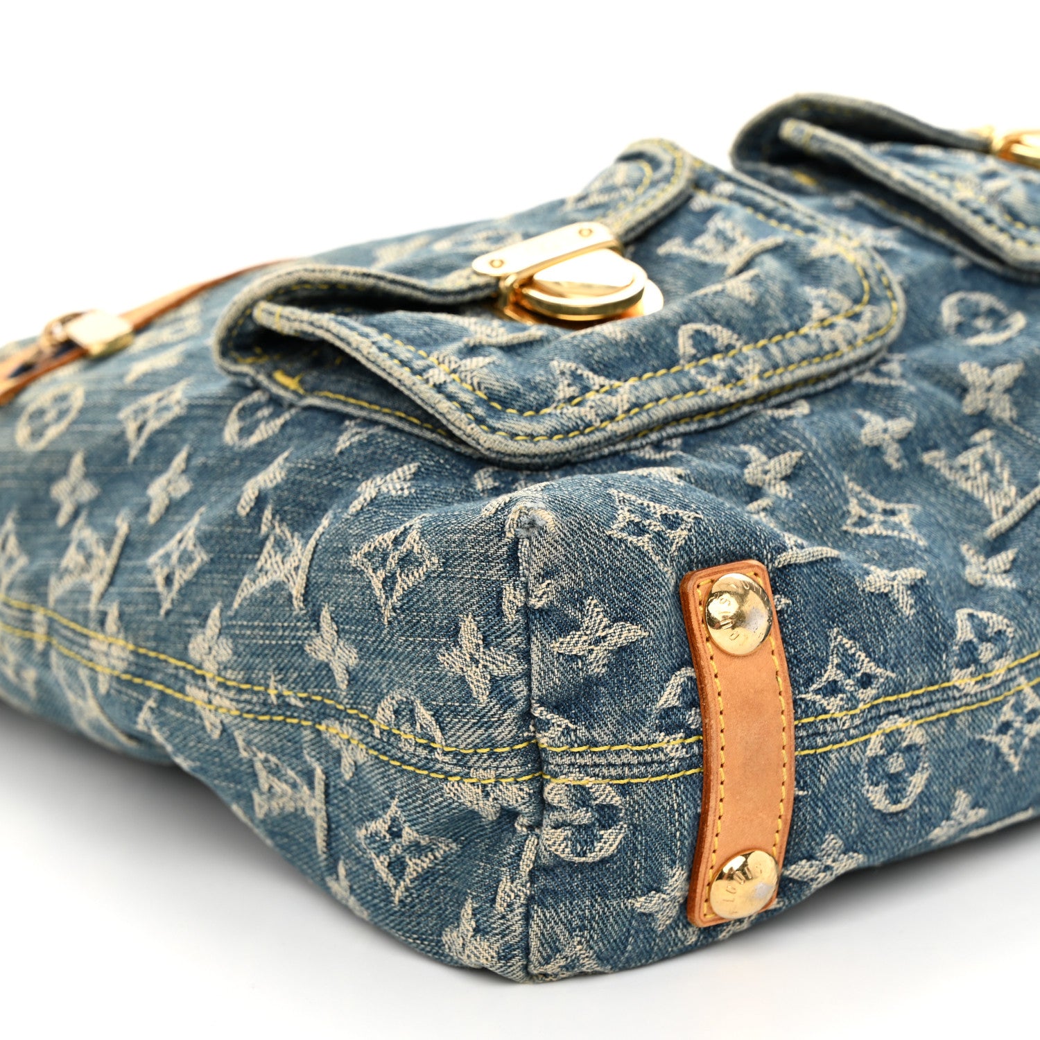 Louis Vuitton Denim Baggy GM Blue 8 of 11