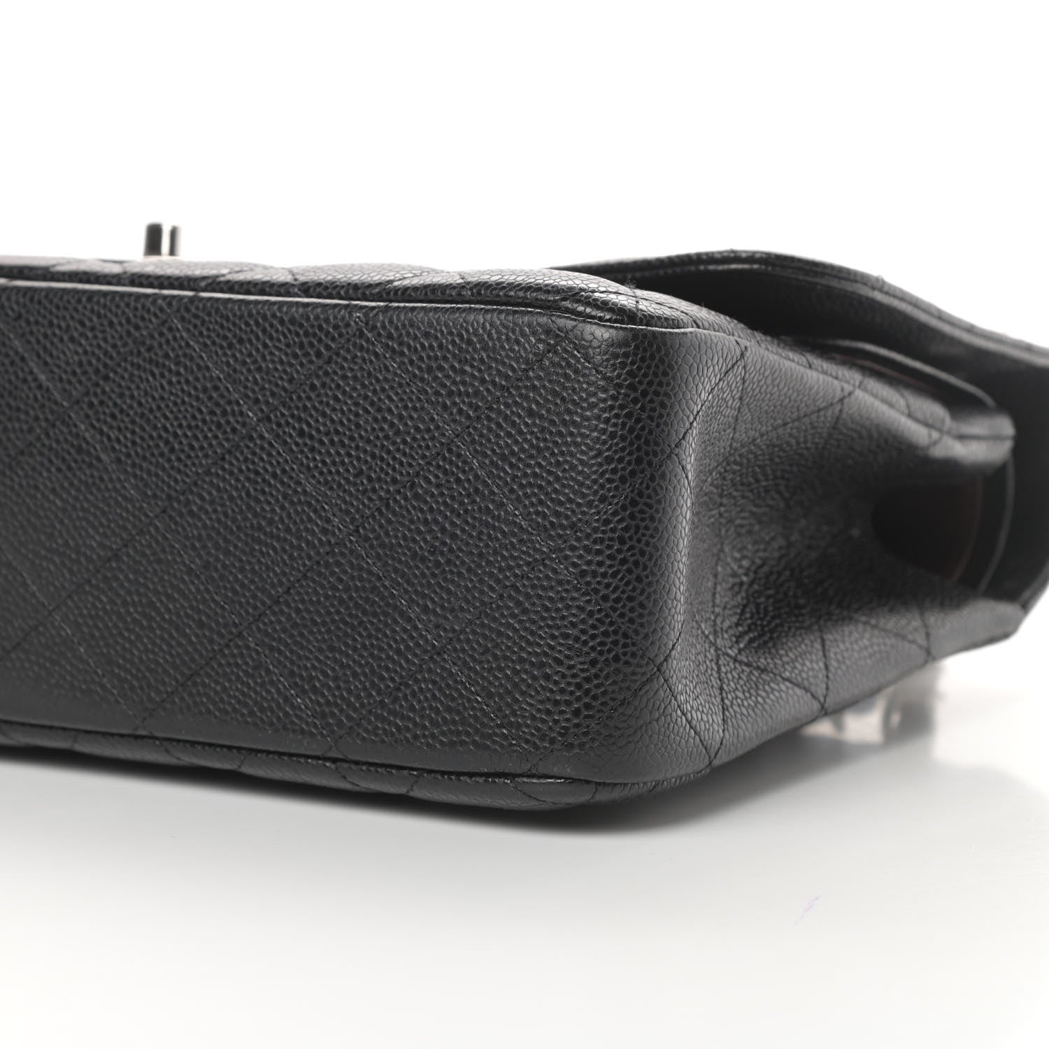 Chanel Caviar Quilted Jumbo Double Flap Black 10 of 12