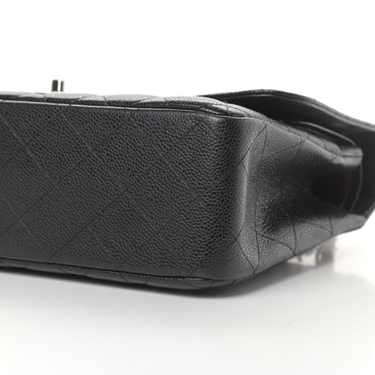 Chanel Caviar Quilted Jumbo Double Flap Black 10 of 12