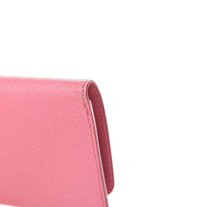 Prada Saffiano Card Holder Peonia 10 of 12
