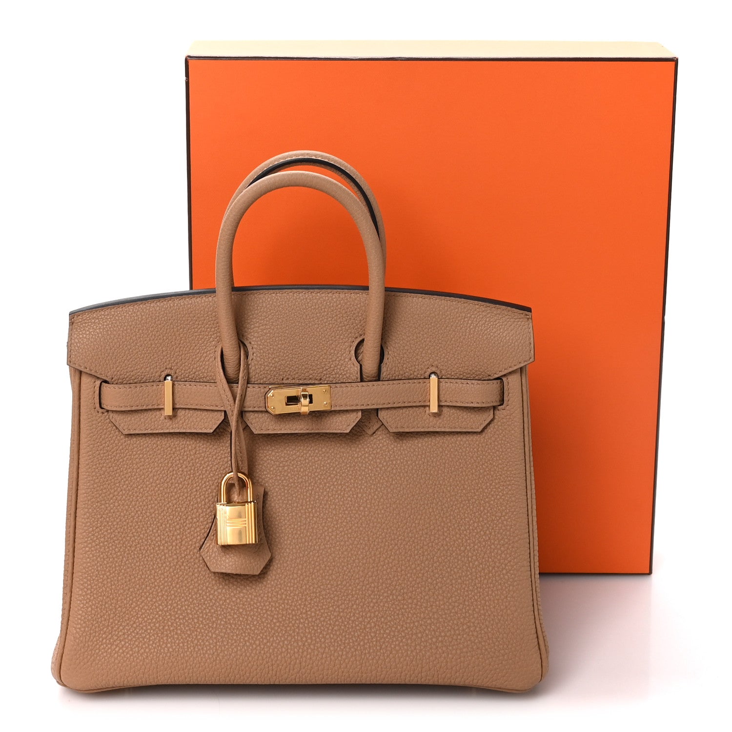 Hermes Togo Birkin 25 Chai 11 of 11