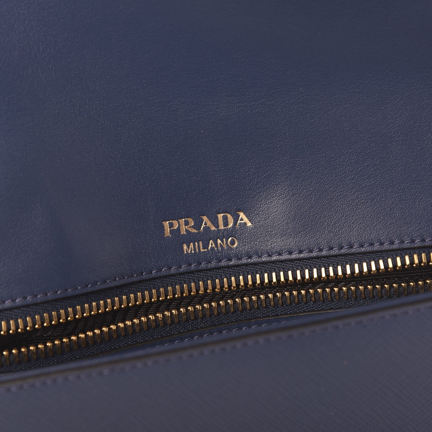 Prada Saffiano Flap Shoulder Bag Bluette 7 of 8