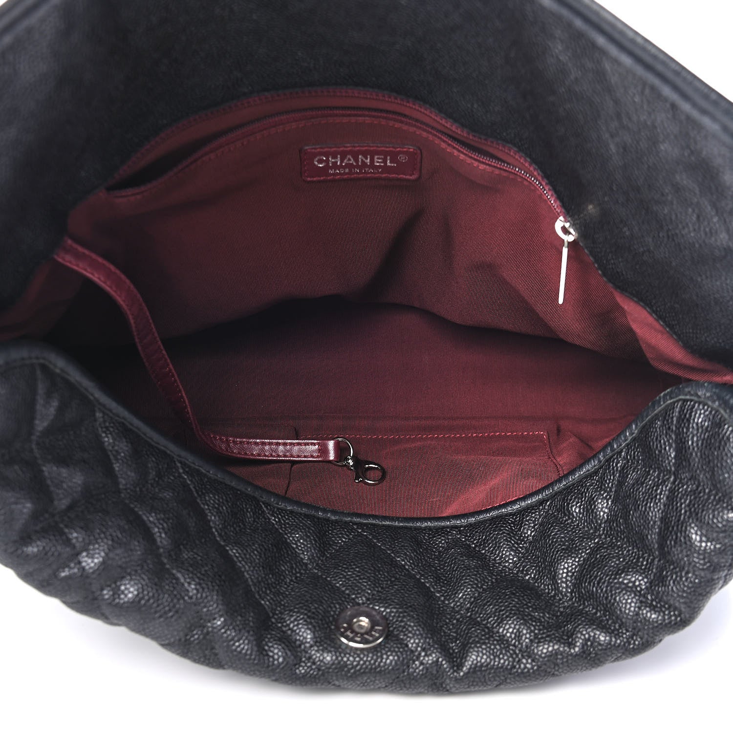 Chanel Caviar Quilted French Riviera Hobo Black 4 of 5