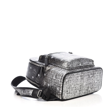MCM Gradation Visetos Small Stark Backpack Silver 4 of 8