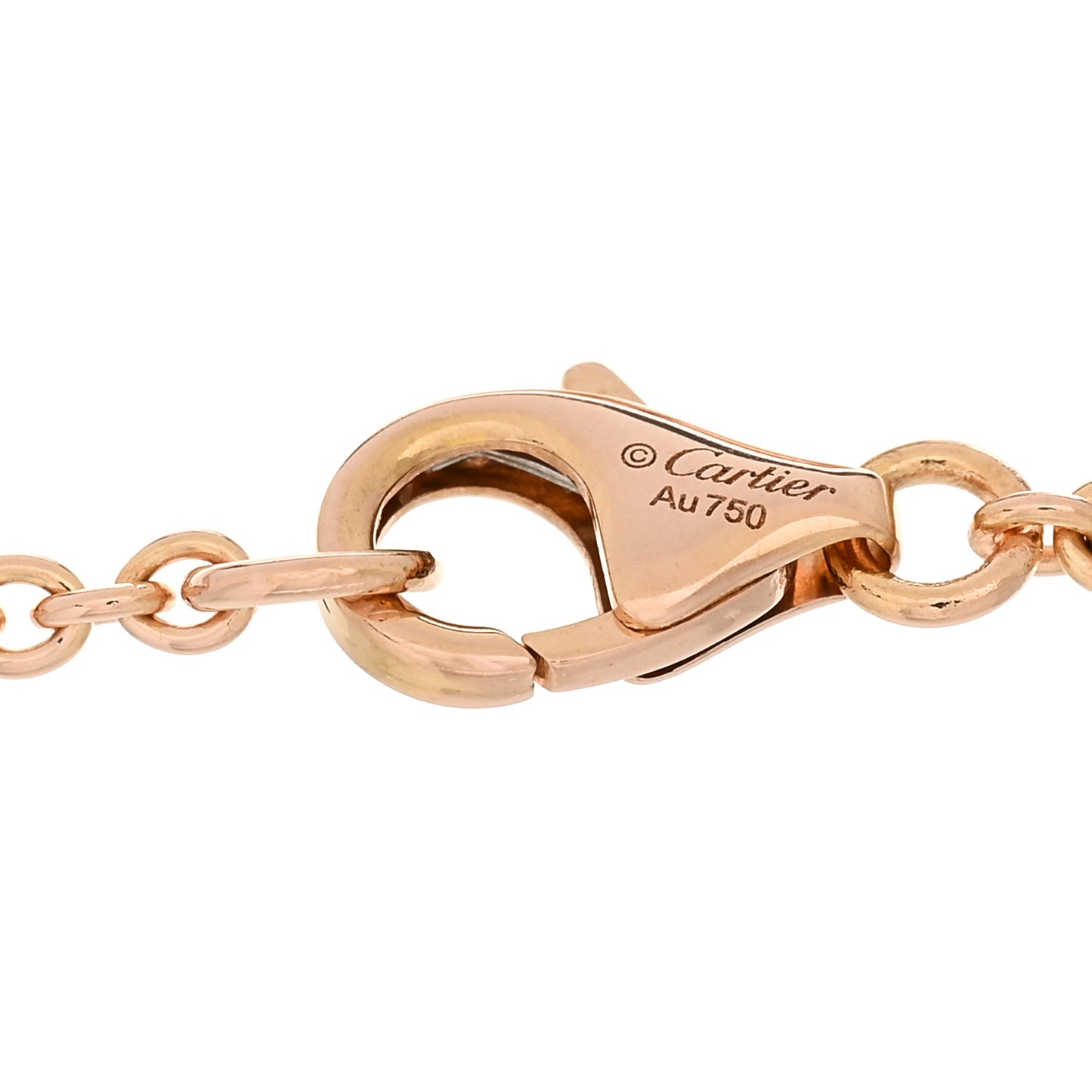 18K Pink Gold Interlocking LOVE Bracelet