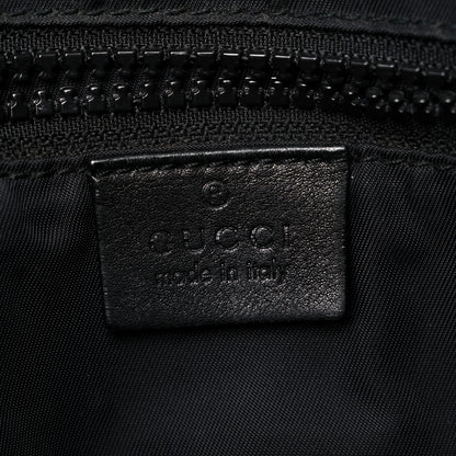 Gucci Canvas Web Viaggio Flight Bag Black 5 of 22