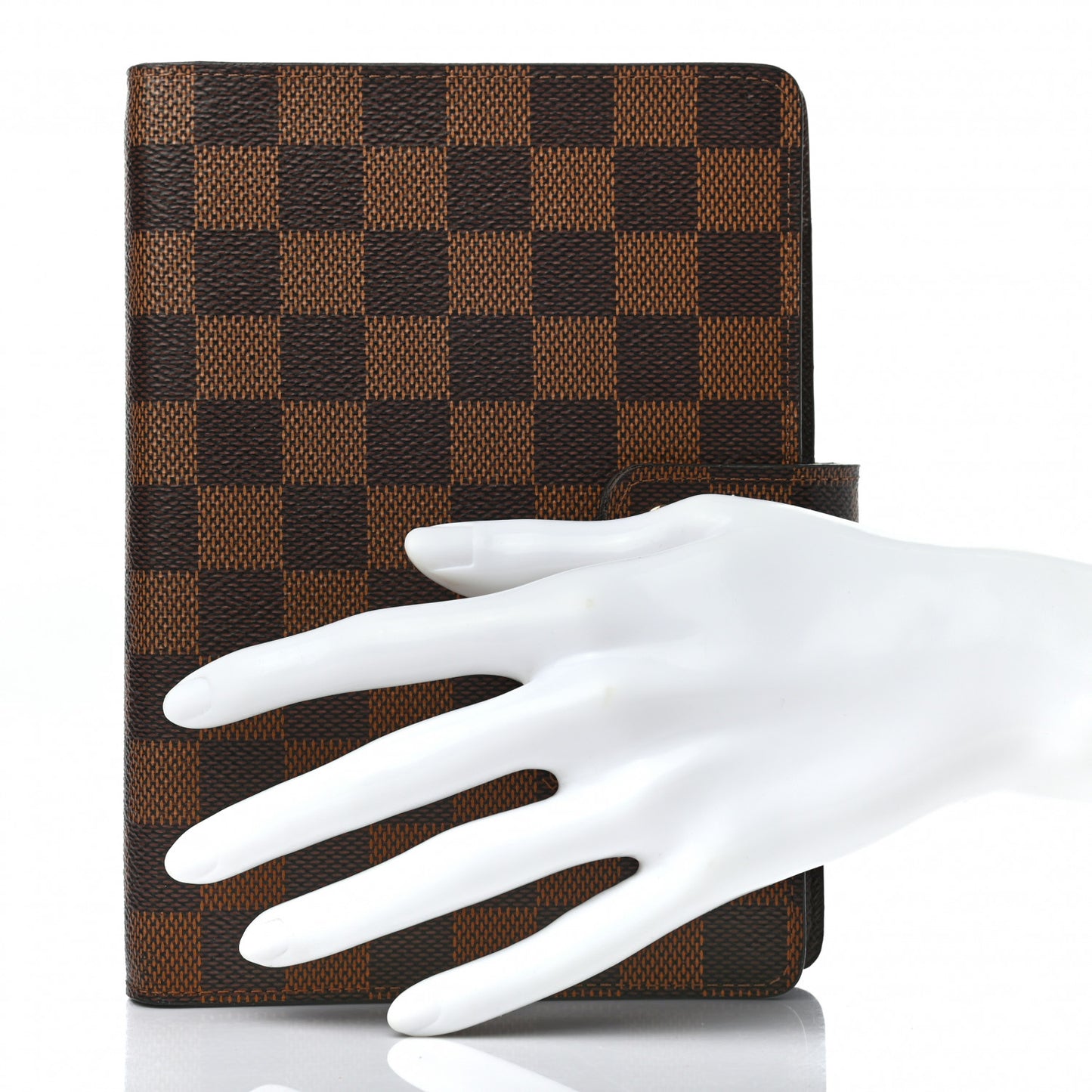 Damier Ebene Medium Ring Agenda Cover