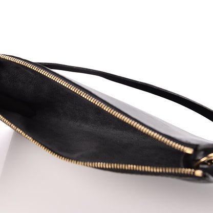 Louis Vuitton Epi Pochette Accessories 24 Black 5 of 7