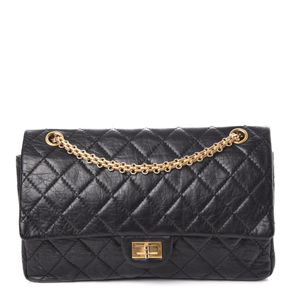 Chanel Aged Calfskin Quilted 2.55 Reissue 226 Flap Black 1 of 9