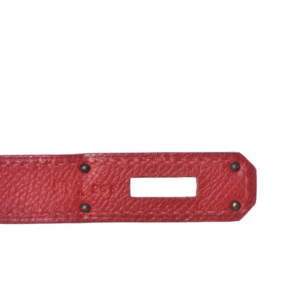 Hermes Epsom Birkin 35 Rouge Casaque 23 of 44
