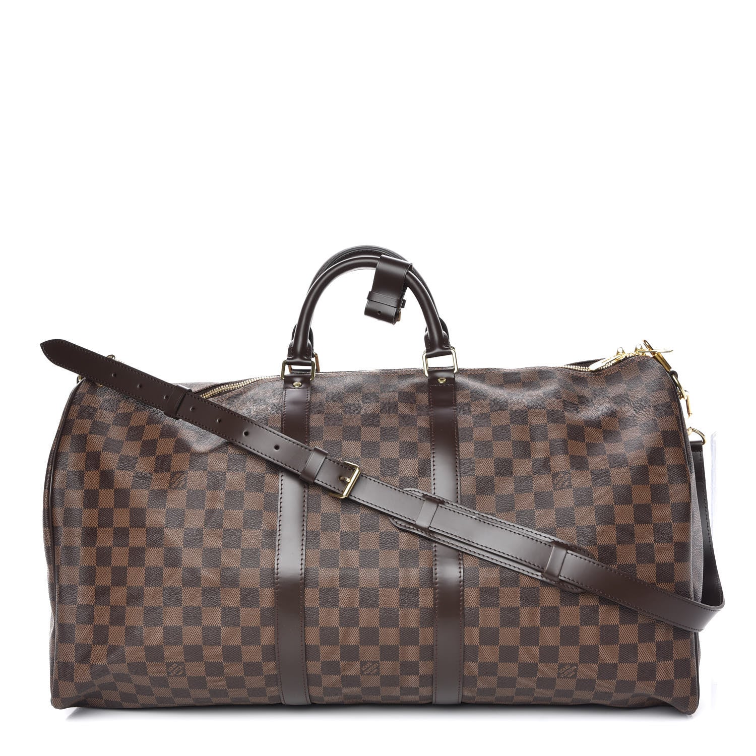 Louis Vuitton Damier Ebene Keepall Bandouliere 55 2 of 8