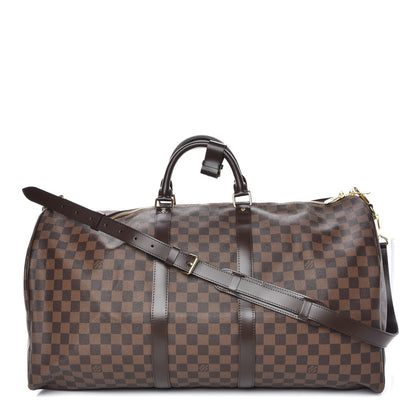 Louis Vuitton Damier Ebene Keepall Bandouliere 55 2 of 8