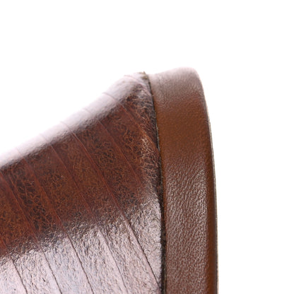 Gucci Cosmos Softy Calfskin Wooden Interlocking G Cut-Out 30/120mm Platform Sandals 35.5 Cuir 11 of 14