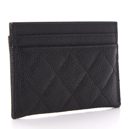 Chanel Caviar Quilted Filigree Card Holder Black 3 of 8