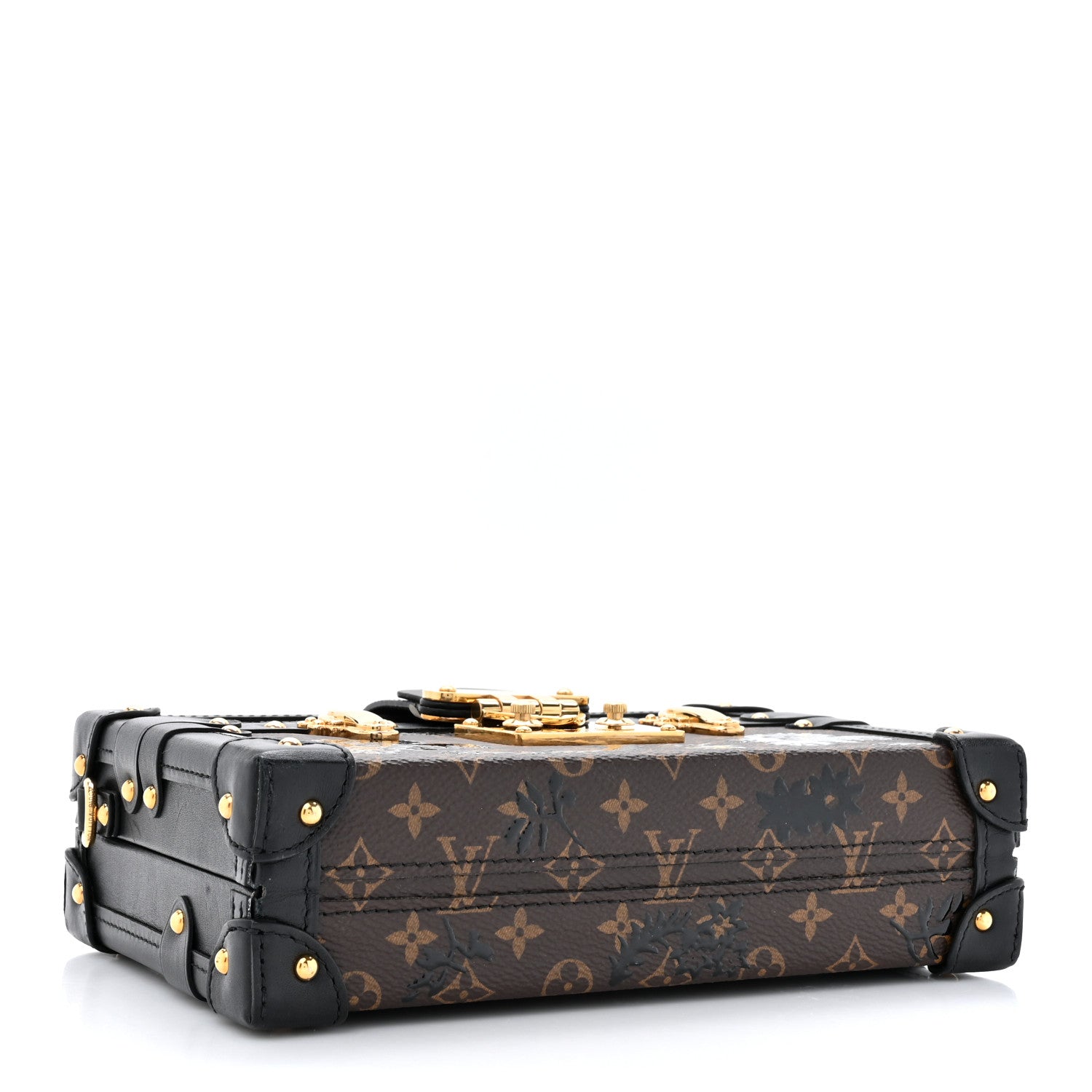 Louis Vuitton LOUIS VUITTON Monogram Blossom Petite Malle Black 3 of 13