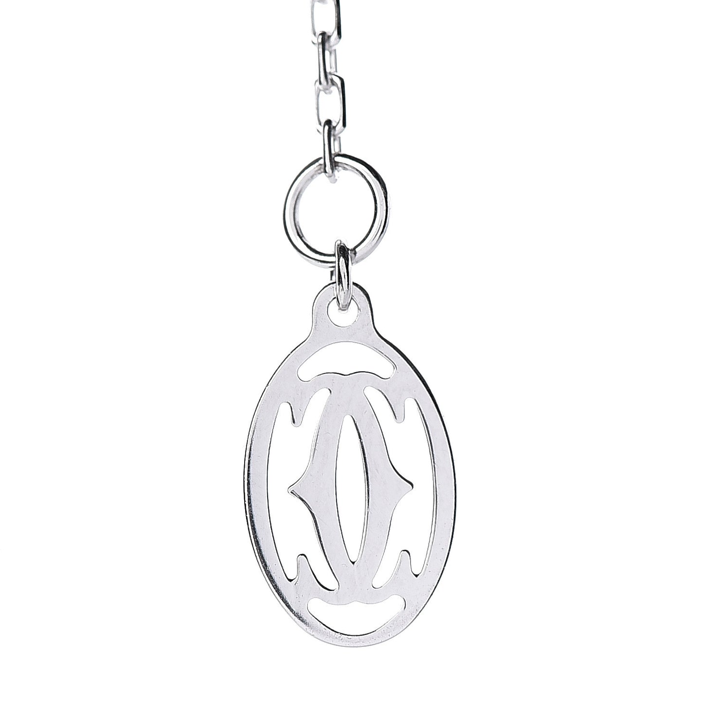 18K White Gold Diamond SM D'Amour Pendant Necklace