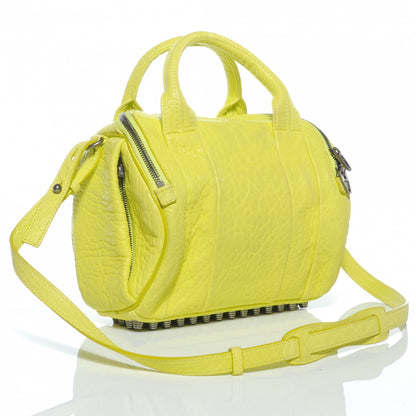 Alexander Wang Pebbled Lambskin Rockie Acid w Black Nickel Hardware 3 of 6