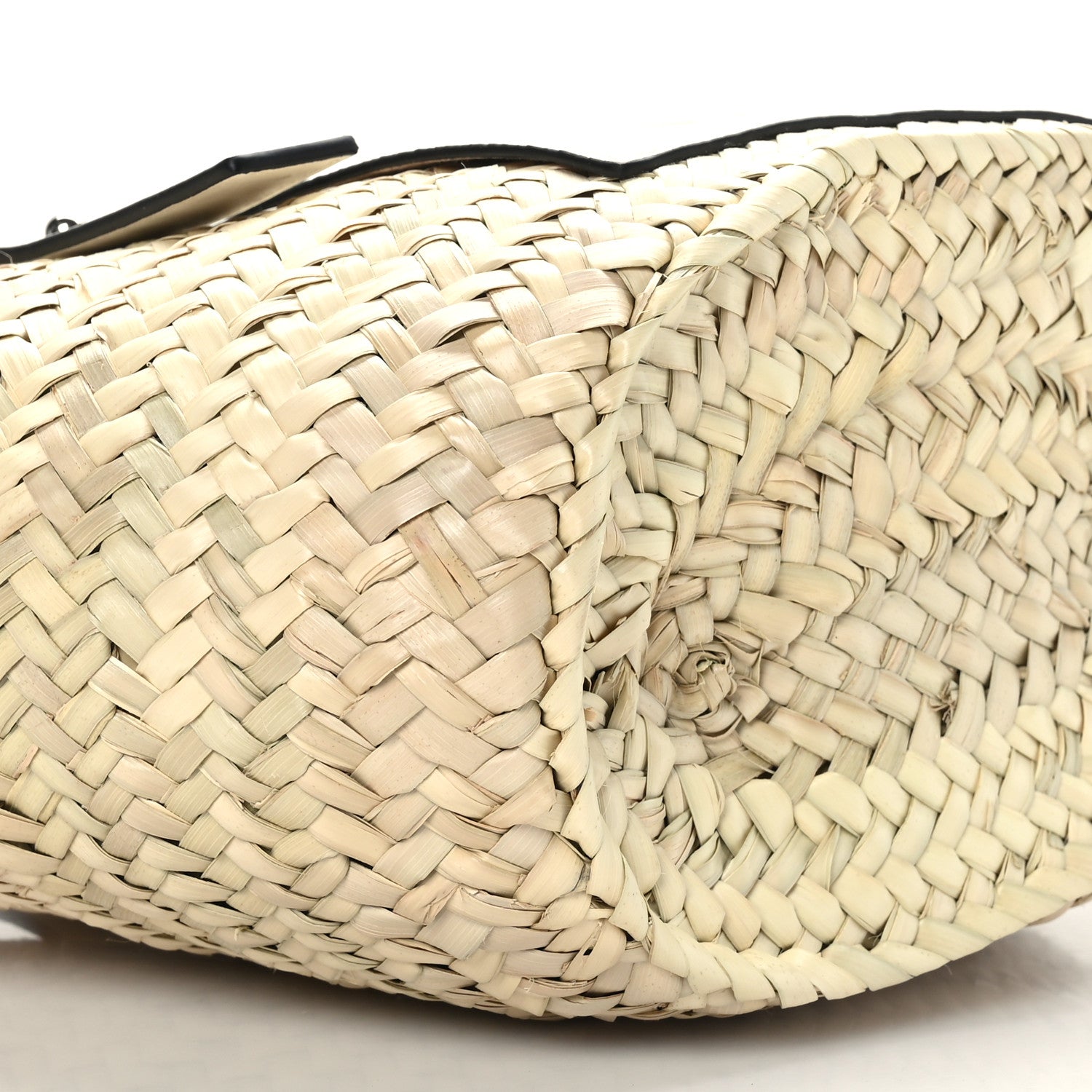 Loewe Raffia Small Basket Tote Bag Natural White 7 of 8