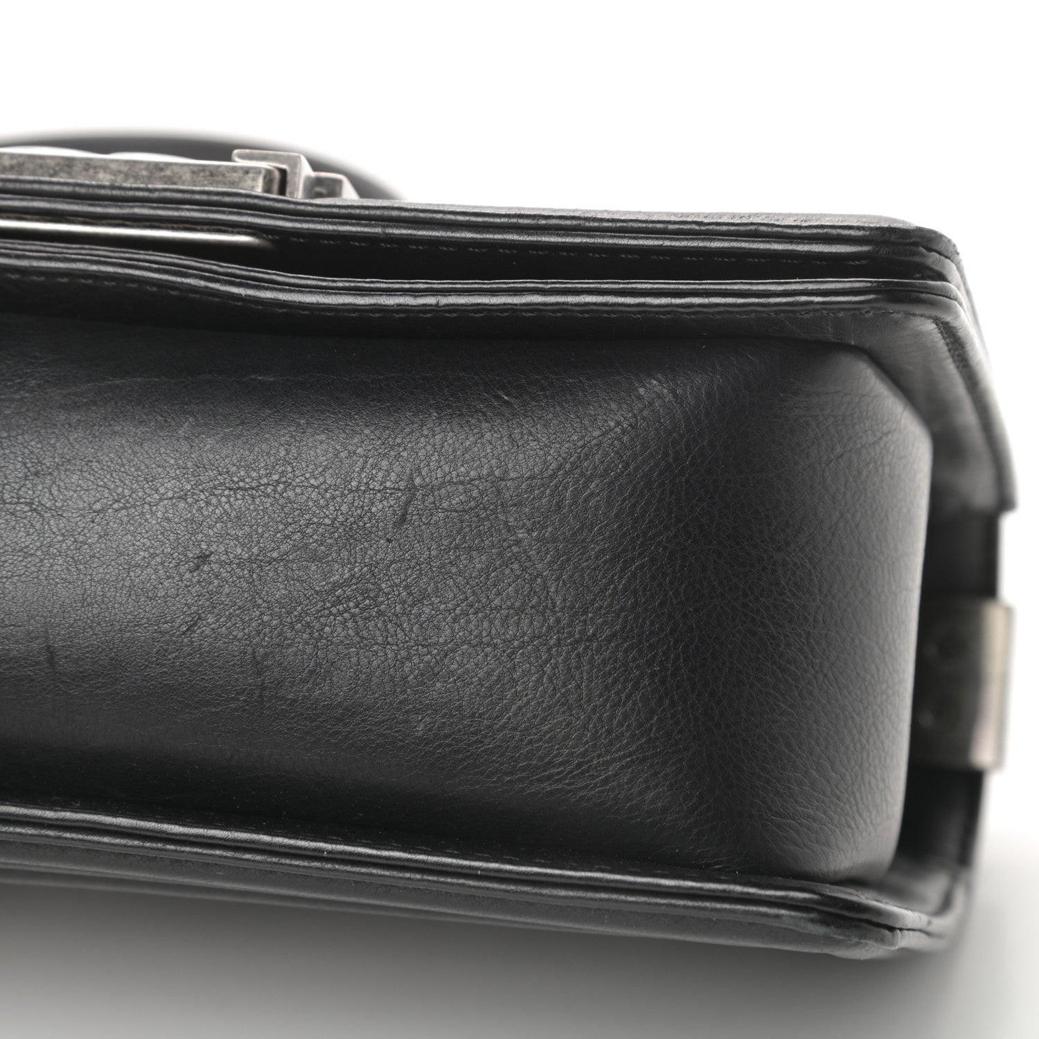Chanel Calfskin Double Stitch Small Boy Flap Black 17 of 18