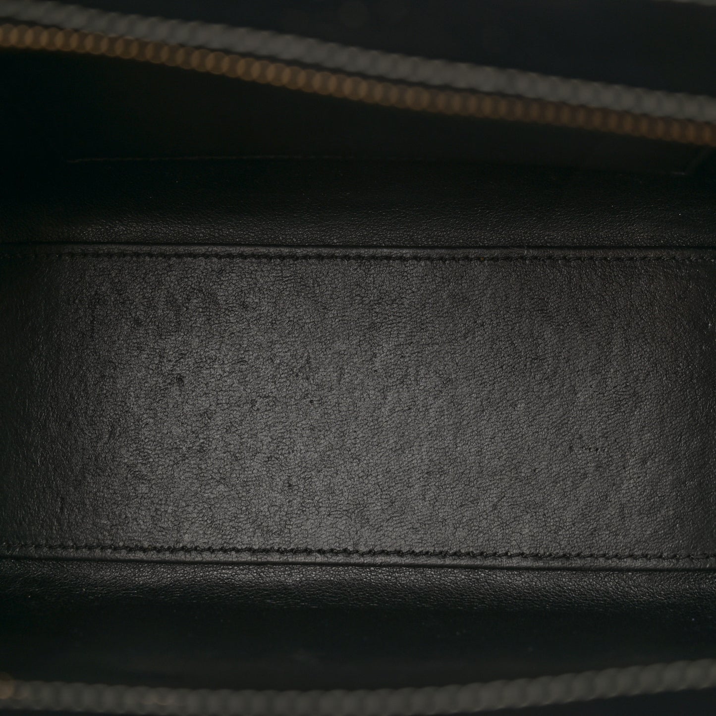 Glazed Calfskin Nano Bi-Color Luggage Dark Blue