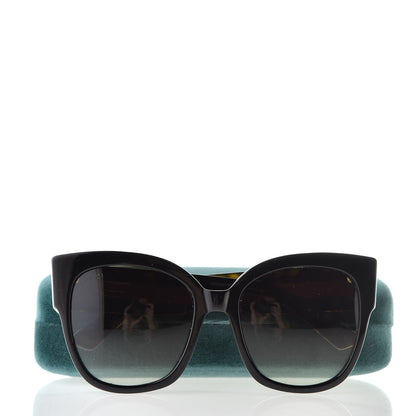 Gucci Acetate Square Frame Web Sunglasses GG0059S Black Tortoise 8 of 8