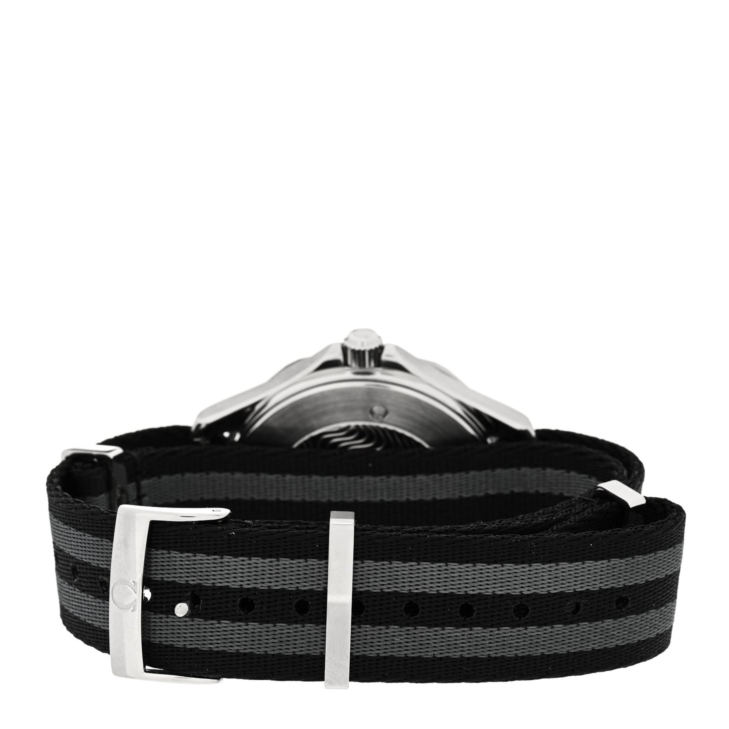 Stainless Steel Fabric 41mm Seamaster Professional 300M Diver Quartz Watch Black 2264.50