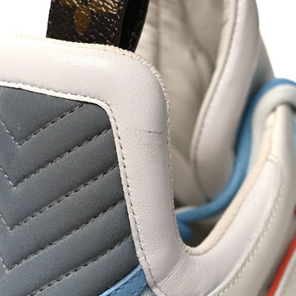 Louis Vuitton Calfskin LV Archlight Gradient Sneakers 39 Light Blue Orange 10 of 12