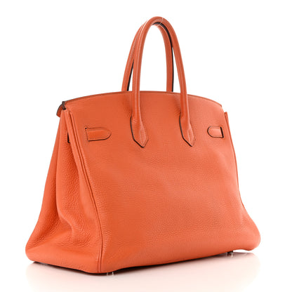 Hermes Togo Birkin 35 Orange 3 of 21