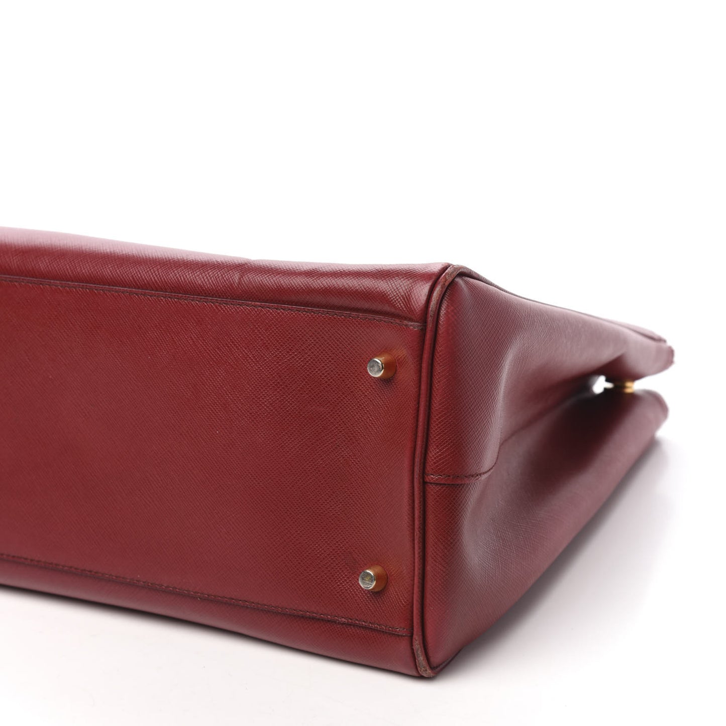 Saffiano Large Galleria Double Zip Tote Fuoco