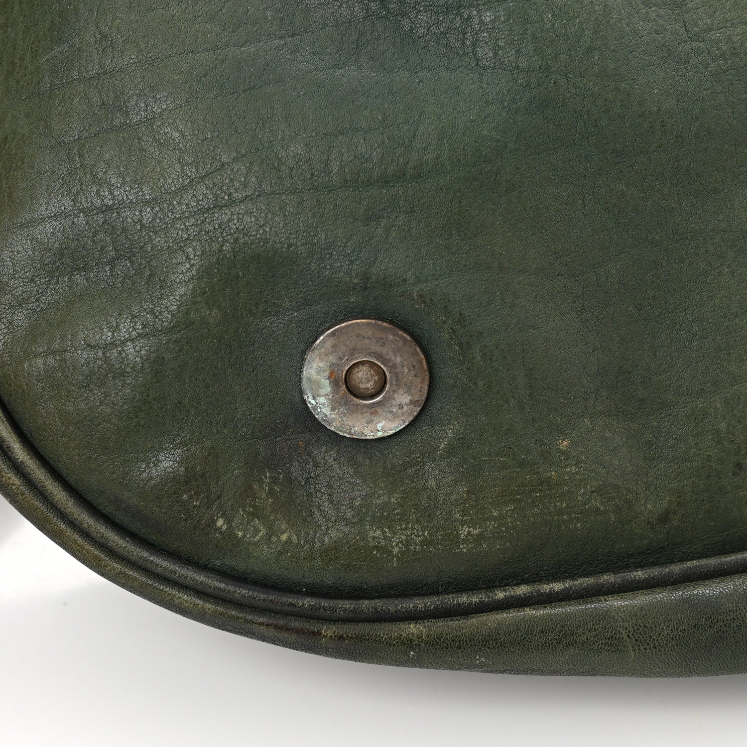 Christian Dior Calfskin Medium Gaucho Double Saddle Bag Green 19 of 19