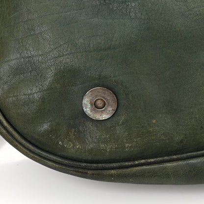 Christian Dior Calfskin Medium Gaucho Double Saddle Bag Green 19 of 19