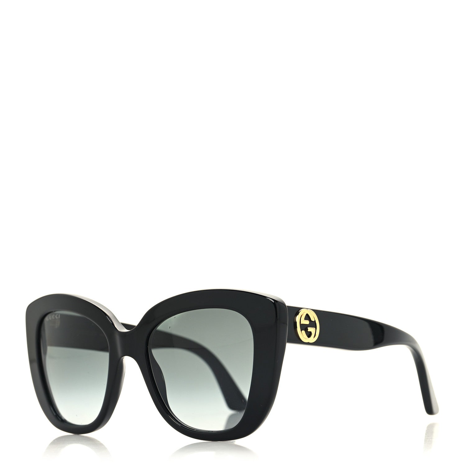 Gucci Acetate Sunglasses GG0327S Black 1 of 8
