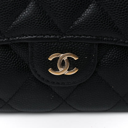 Chanel Caviar Quilted Compact Flap Wallet Black 8 of 11