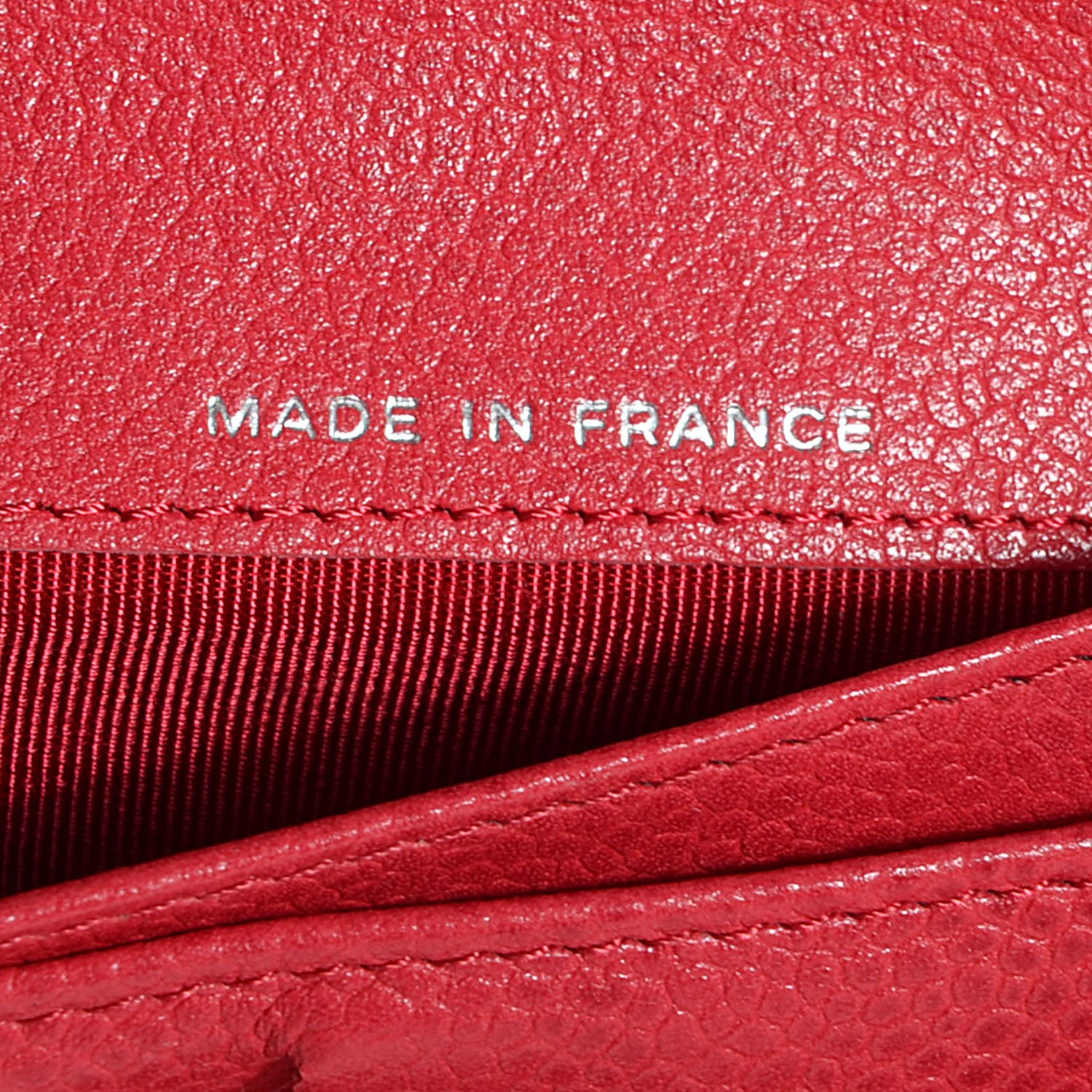 Chanel Caviar Quilted Long Flap Wallet Fuchsia 7 of 8