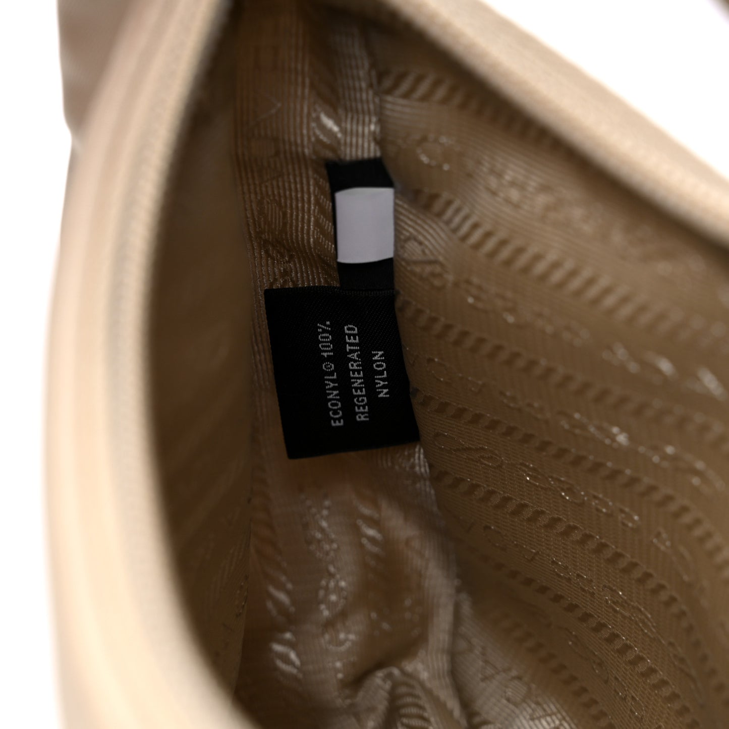 Re-Nylon Saffiano Mini Re-Edition 2000 Bag Deserto