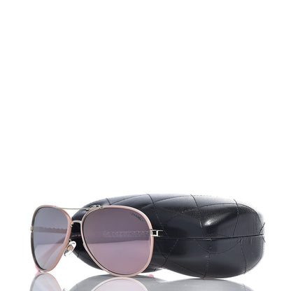 Chanel Pilot Winter Sunglasses 4219-Q Light Pink 8 of 8