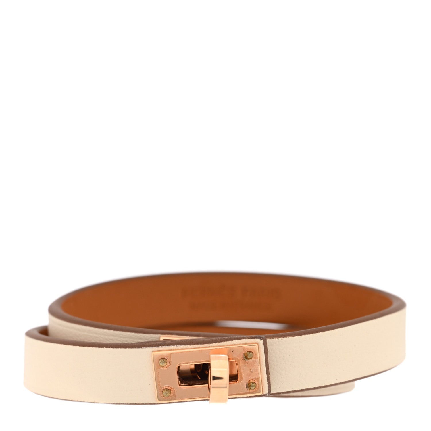 Hermes Swift Mini Kelly Double Tour Bracelet T2 Nata 1 of 5