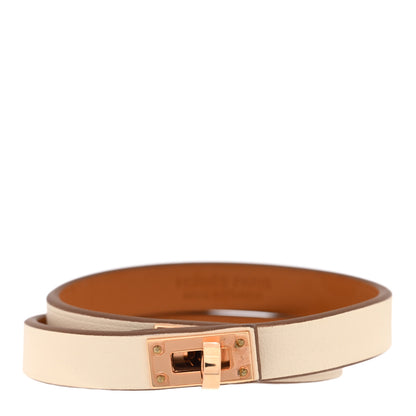 Hermes Swift Mini Kelly Double Tour Bracelet T2 Nata 1 of 5