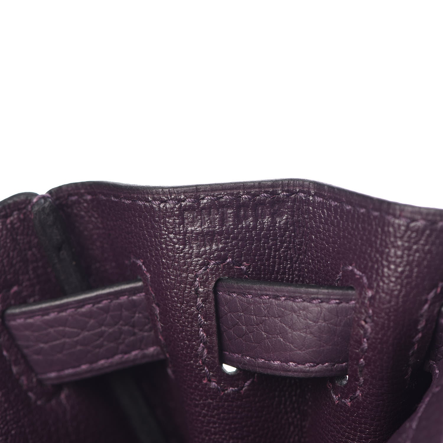 Hermes Togo Kelly Ado Backpack Raisin 17 of 34
