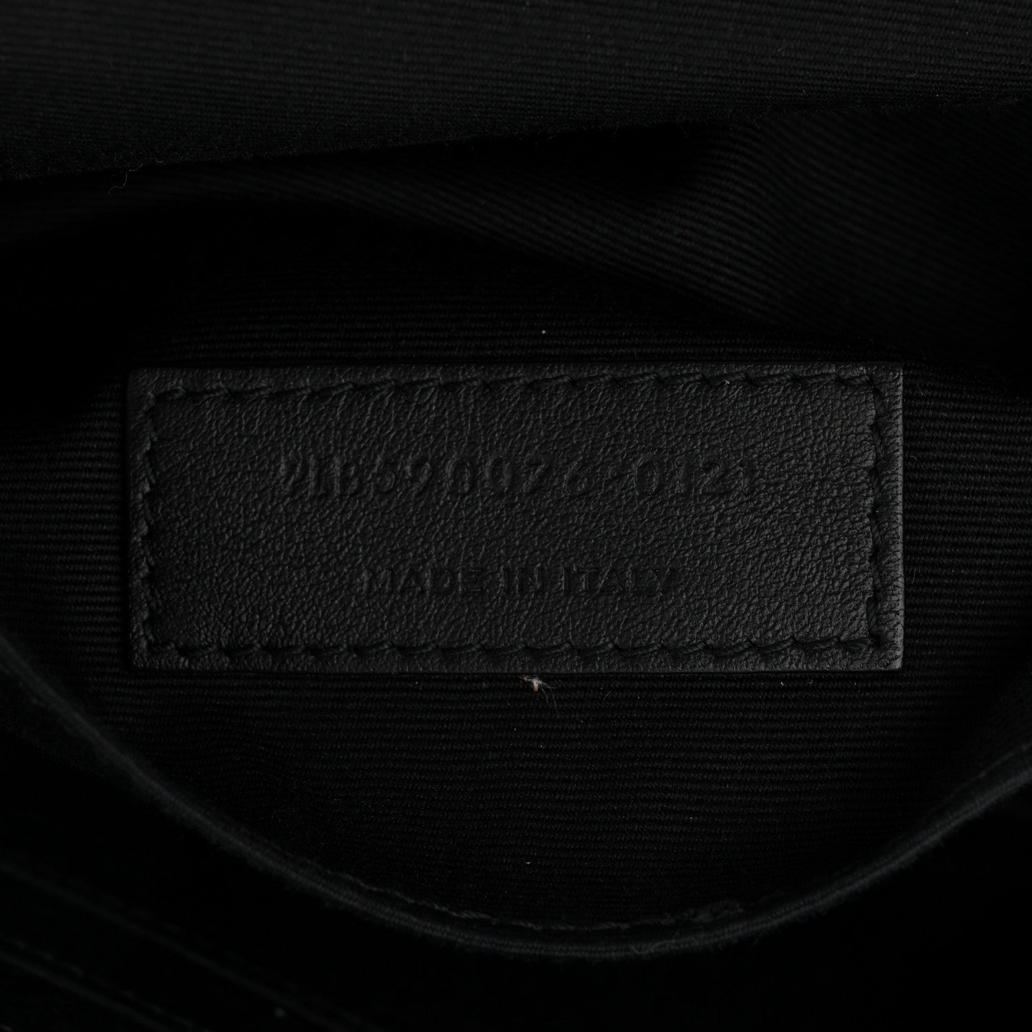 Saint Laurent Canvas Monogram Belt Bag Black 6 of 10