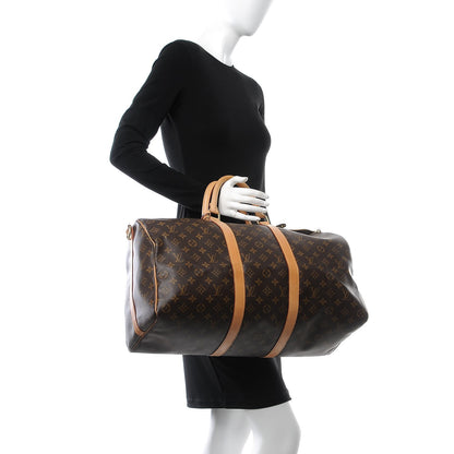 Louis Vuitton Monogram Keepall Bandouliere 50 3 of 19