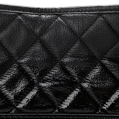 Chanel Patent Goatskin Quilted Small Gabrielle Hobo Black 10 of 10
