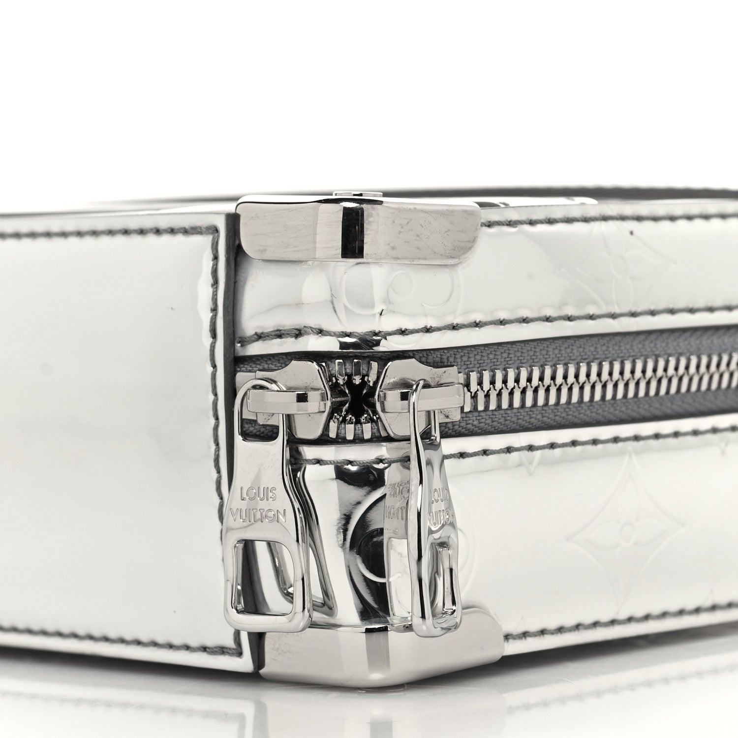 Louis Vuitton Monogram Mirror Handle Trunk Silver 9 of 9