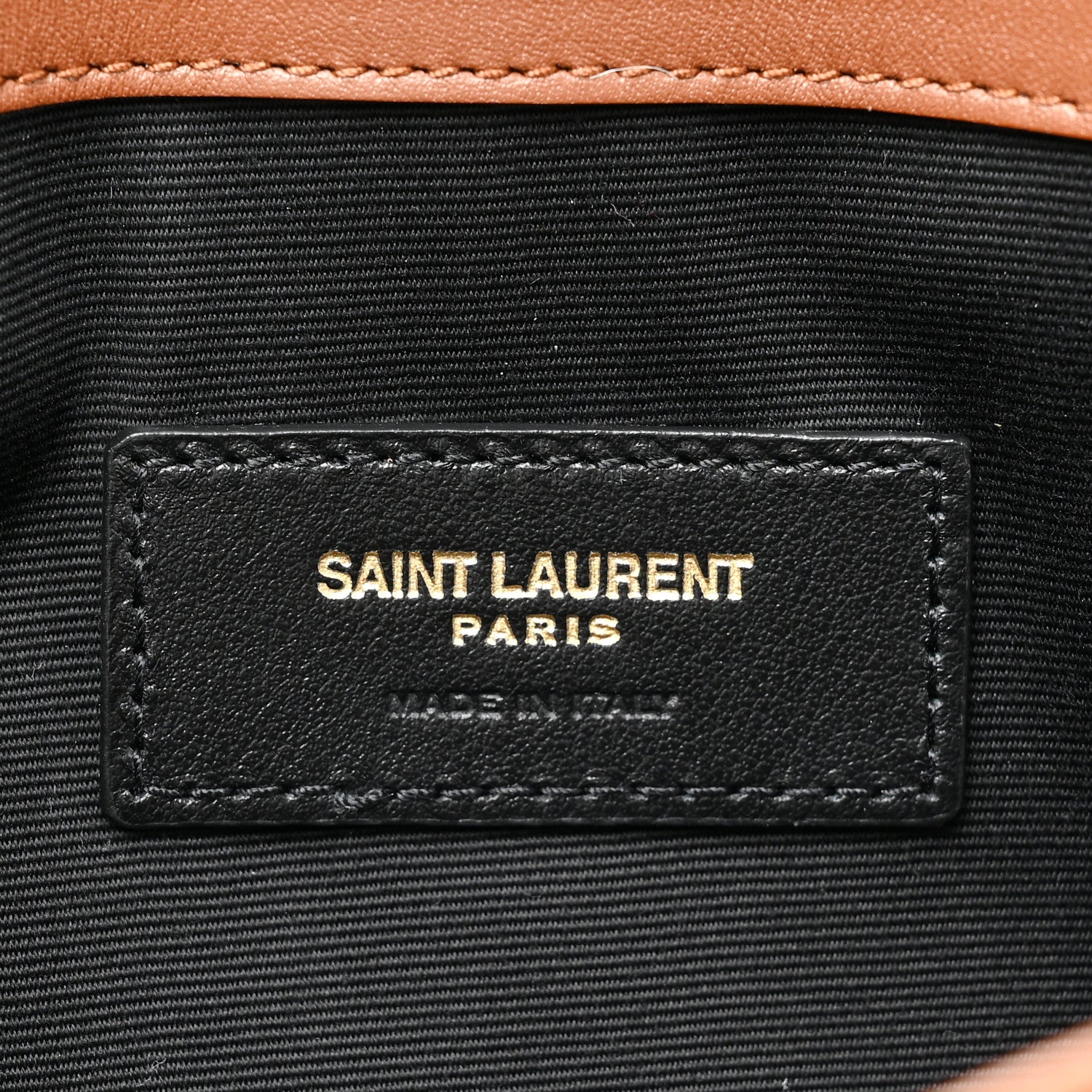 Saint Laurent Canvas Uptown Pouch Natural Beige Brick 7 of 11
