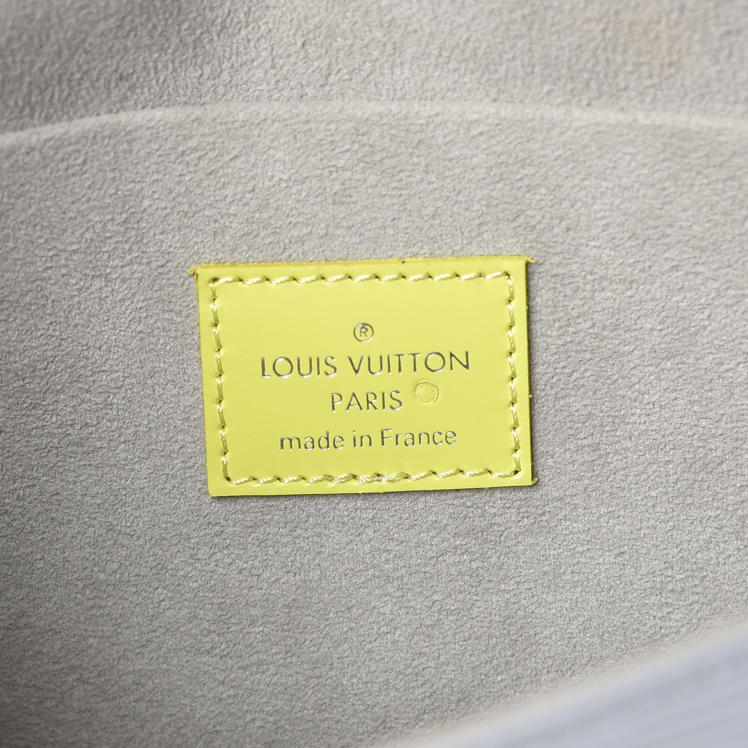 Louis Vuitton Epi Tri-Color Felicie Pochette Acid Yellow Sky 6 of 9