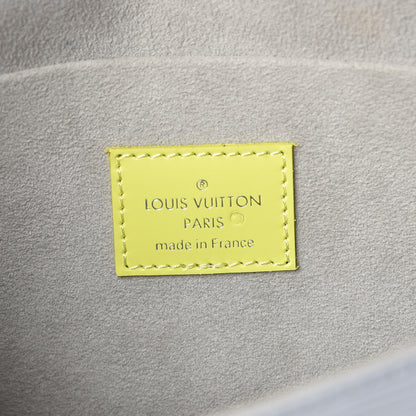 Louis Vuitton Epi Tri-Color Felicie Pochette Acid Yellow Sky 6 of 9