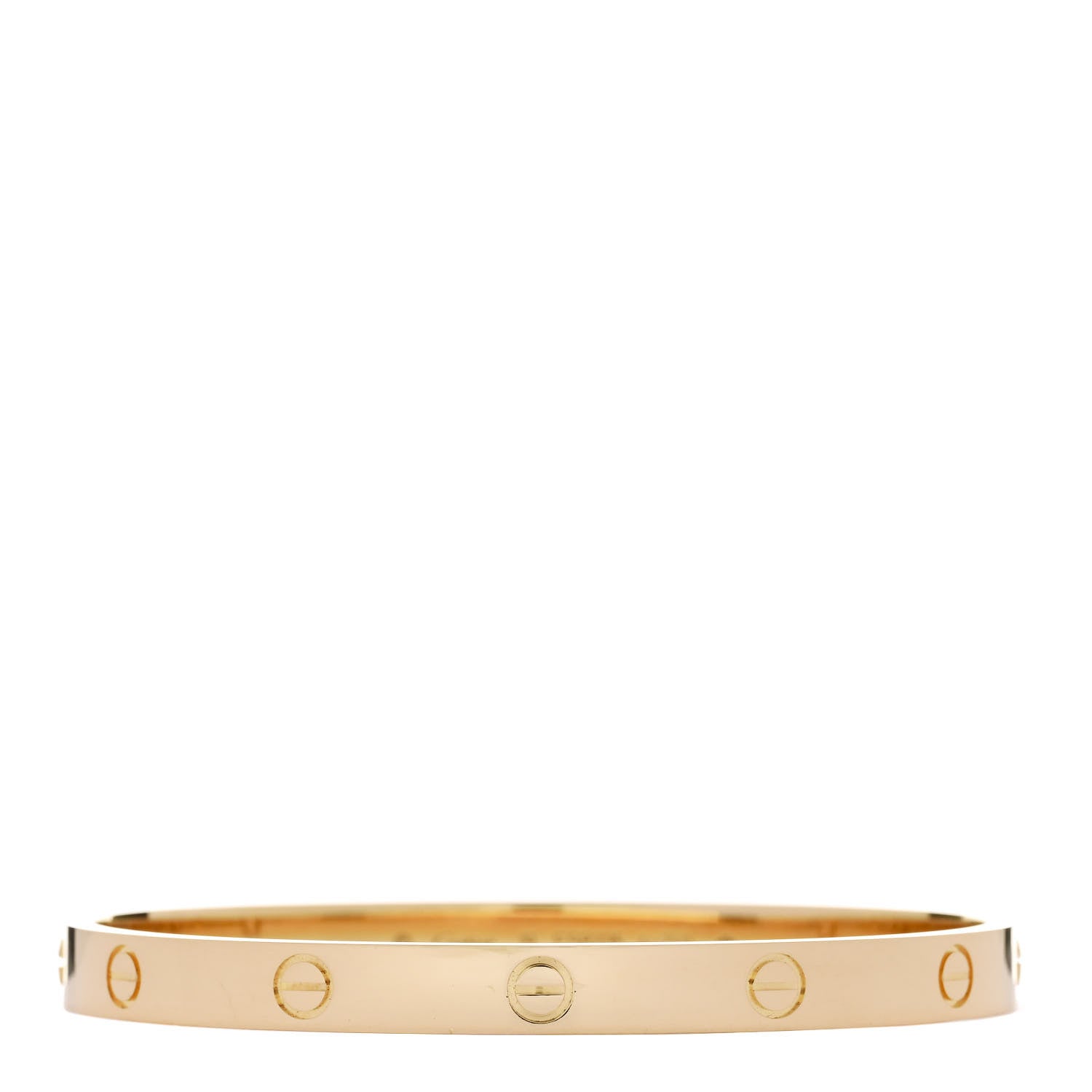 Cartier 18K Yellow Gold LOVE Bracelet 19 1 of 9
